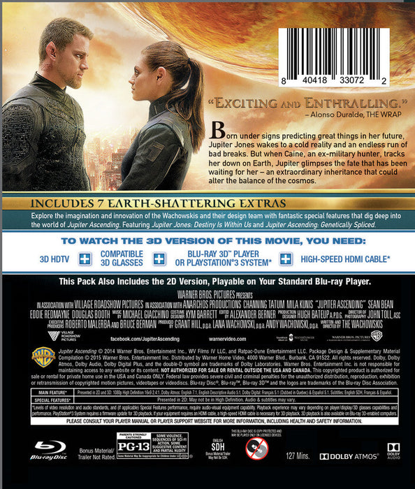 Jupiter Ascending (MOD) (BluRay MOVIE) image 2