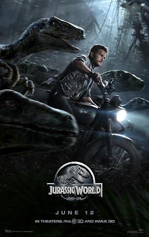 Jurassic World DVD - movie cover art