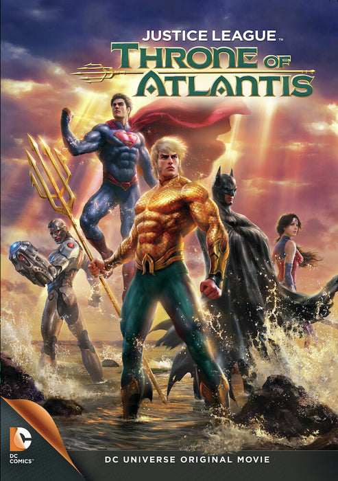 Justice League: Throne of Atlantis (MOD) (DVD Movie) - movie cover art