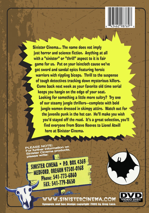 KILINK: STRIP AND KILL (MOD) (DVD Movie) - back cover art