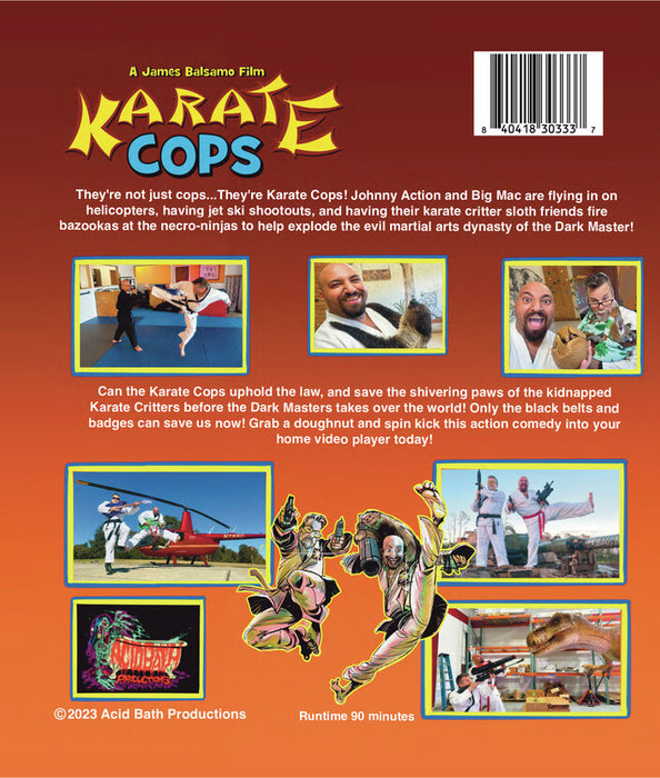 Karate Cops (MOD) (BluRay Movie) - back cover art