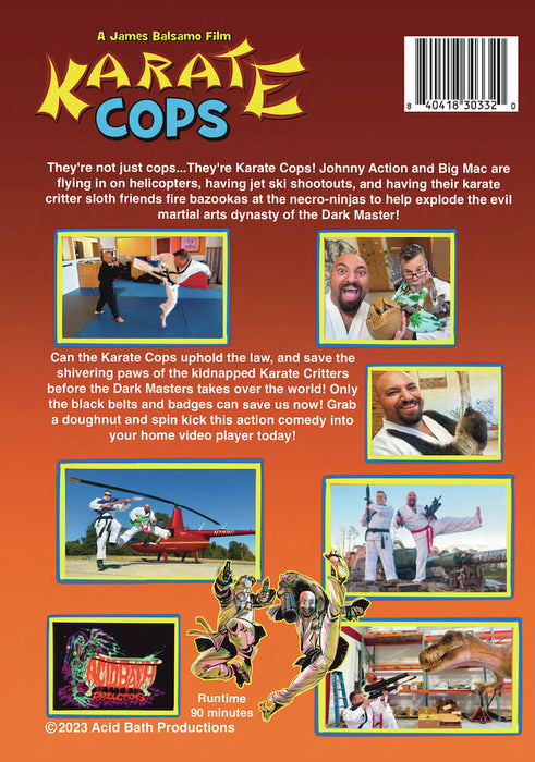 Karate Cops (MOD) (DVD Movie) - back cover art