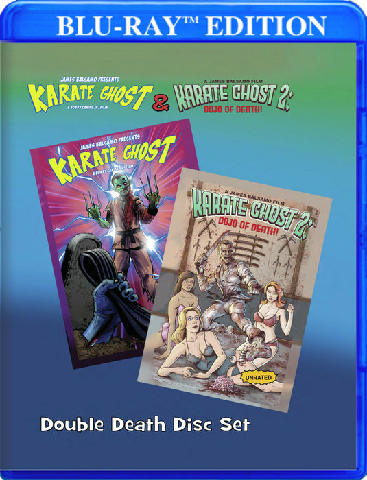 Karate Ghost 1 & 2 Double Death Disc Set (MOD) (BluRay Movie) - movie cover art