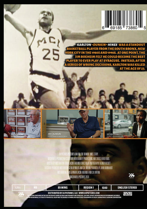 Karlton - The Dunkin Hines Story (MOD) (DVD Movie) - back cover art