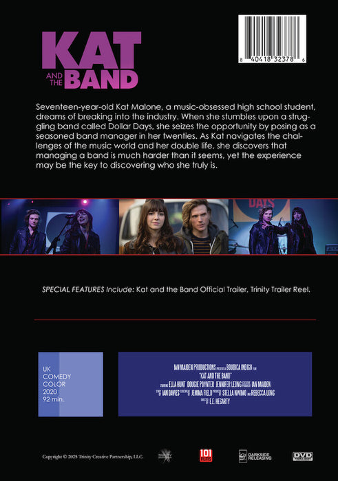 Kat and The Band (MOD) (DVD Movie) - back cover art