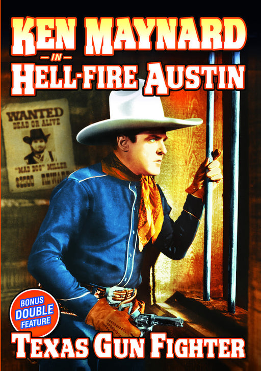 Ken Maynard Double Feature: Hell-Fire Austin (1932) / Texas Gunfighter (MOD) (DVD MOVIE)