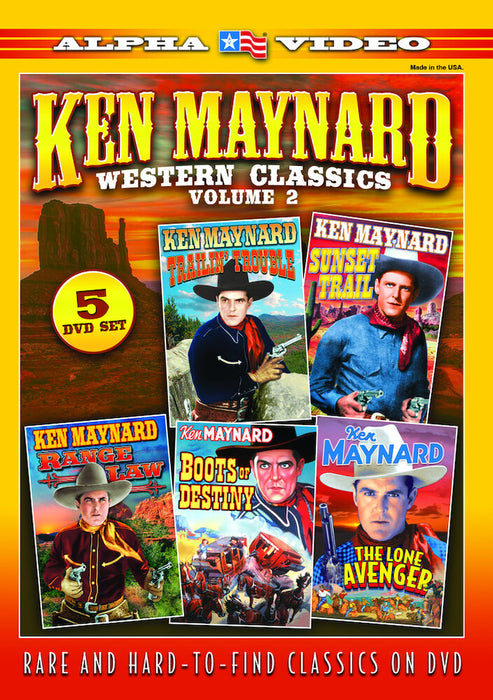 Ken Maynard Western Classics, Volume 2 (5 (MOD) (DVD Movie) - movie cover art