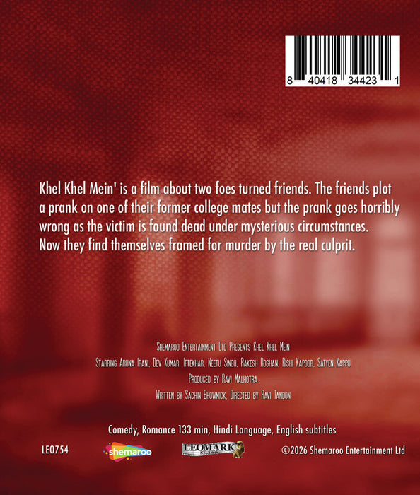 Khel Khel Mein (MOD) (BluRay Movie) - back cover art