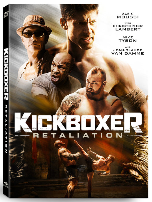 Kickboxer Retaliation DVD - movie cover art