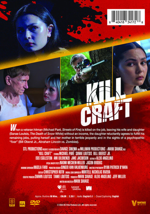 Kill Craft (MOD) (DVD Movie) - back cover art