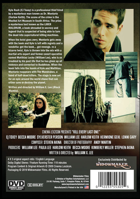 Kill Every Last One (MOD) (DVD Movie) - back cover art