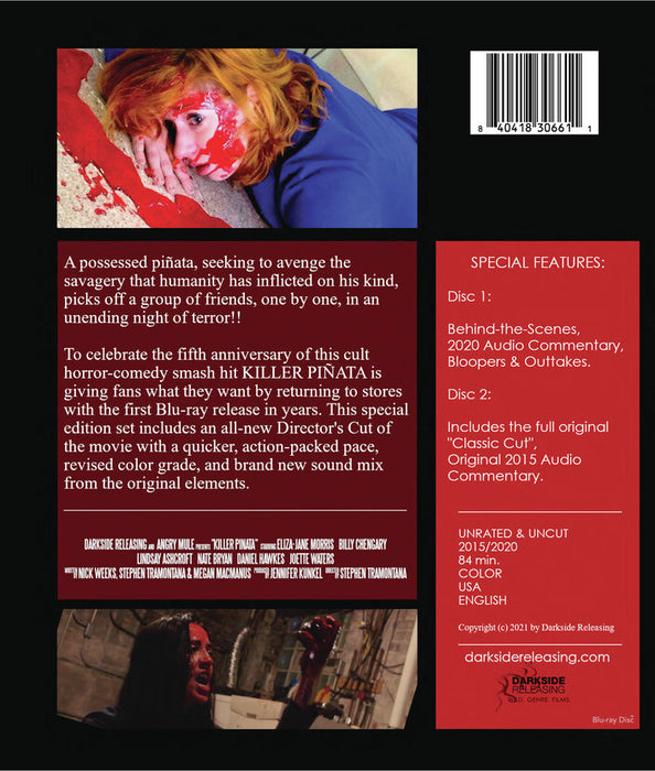 Killer Pinata (Killer Edition) (MOD) (BluRay Movie) - back cover art