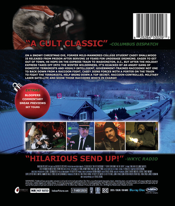 Killer Raccoons 2 (MOD) (BluRay Movie) - back cover art