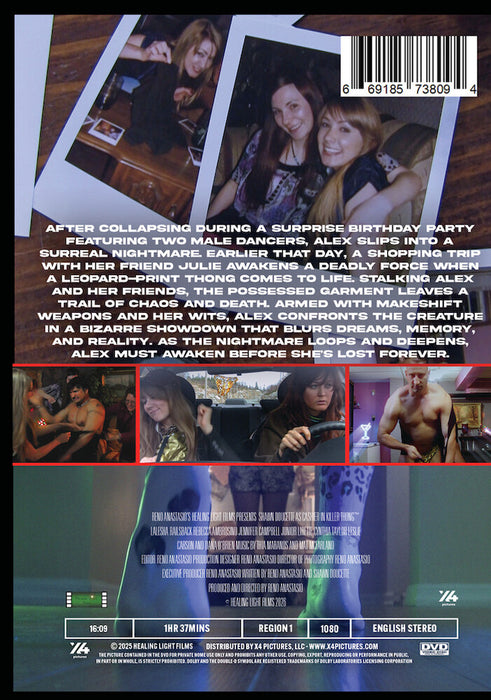 Killer Thong (MOD) (DVD Movie) - back cover art