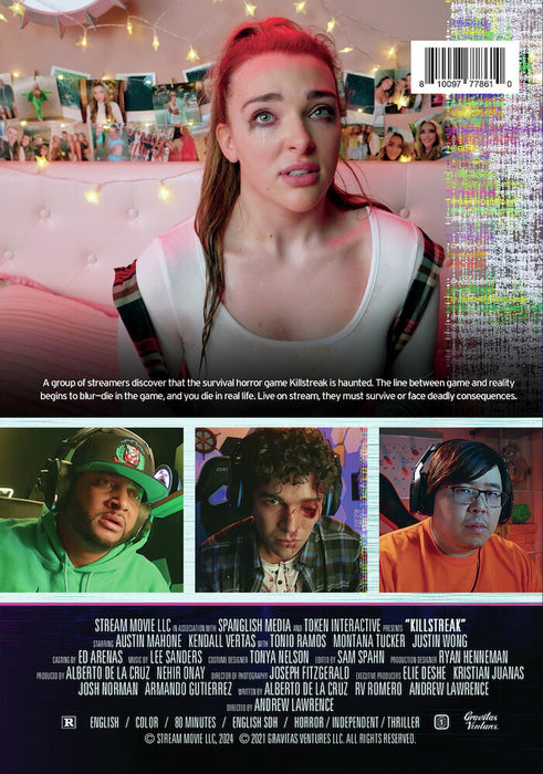 Killstreak (MOD) (DVD Movie) - back cover art