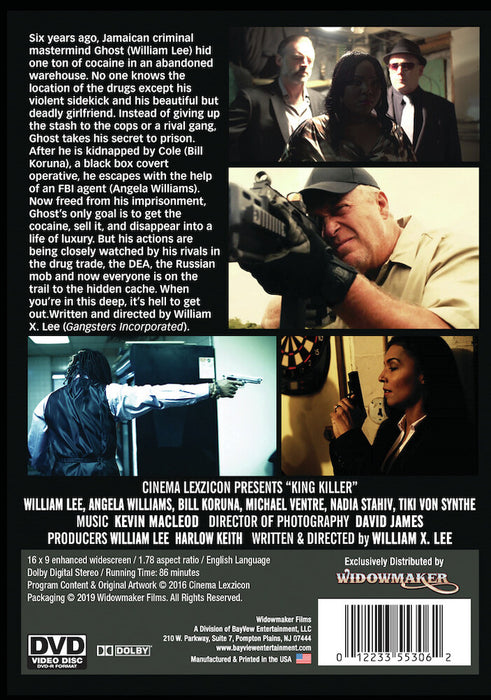 King Killer (MOD) (DVD Movie) - back cover art