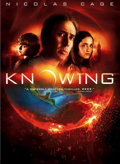 Knowing DVD - movie cover art