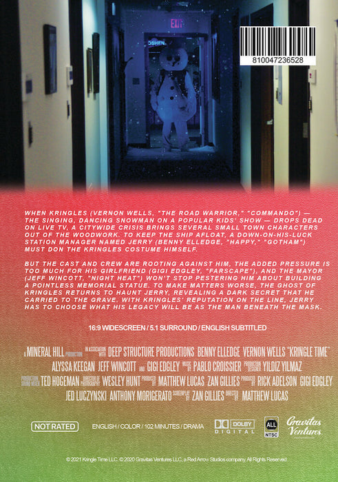 Kringle Time (MOD) (DVD Movie) - back cover art