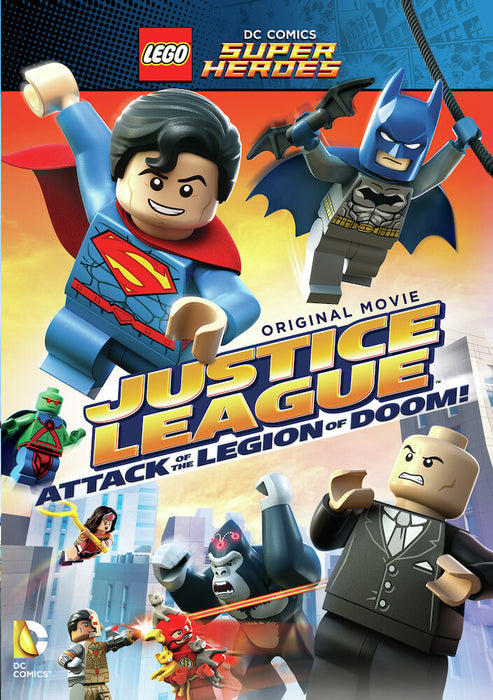 LEGO DC Super Heroes: Justice League: Attack of the Legion of Doom! (MOD) (DVD Movie) - movie cover art