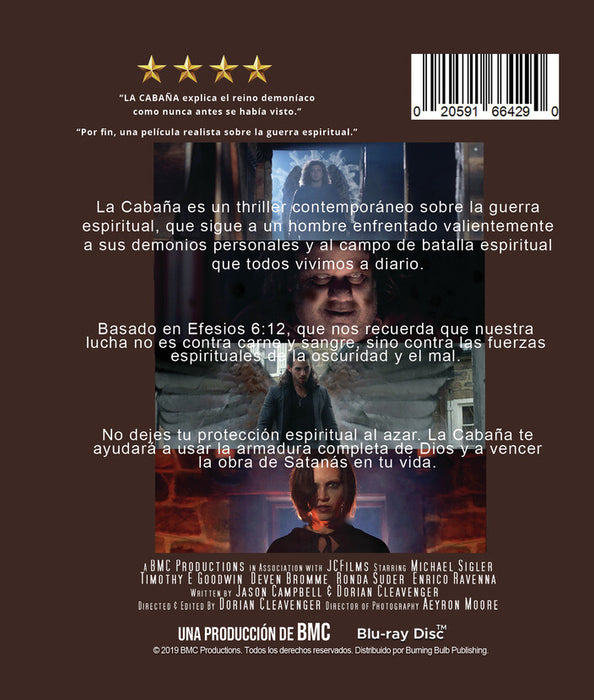 La Cabana (MOD) (BluRay Movie) - back cover art