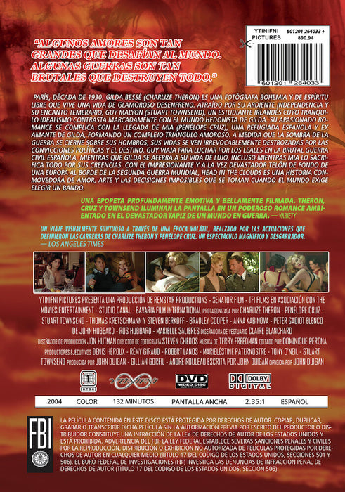 La Cabeza en Las Nubes (MOD) (DVD Movie) - back cover art