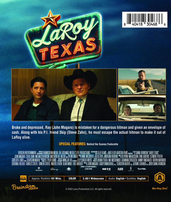 LaRoy, Texas (MOD) (BluRay Movie) - back cover art