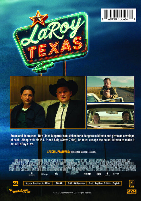 LaRoy, Texas (MOD) (DVD Movie) - back cover art
