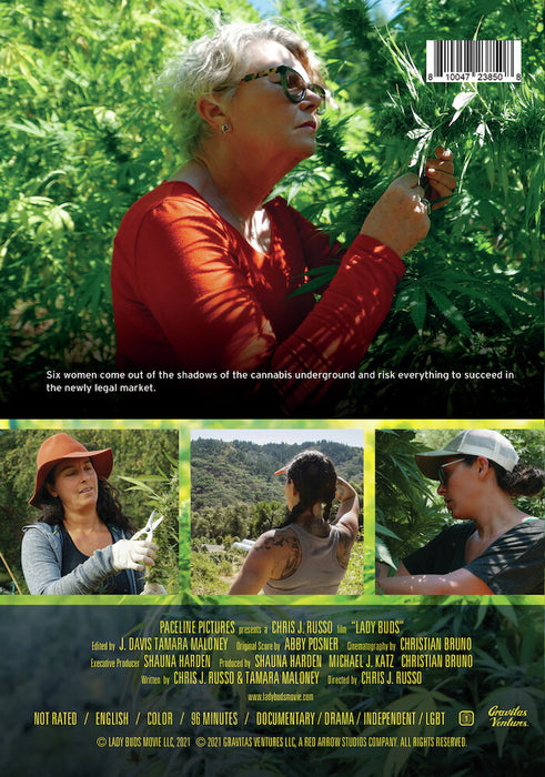 Lady Buds (MOD) (DVD Movie) - back cover art