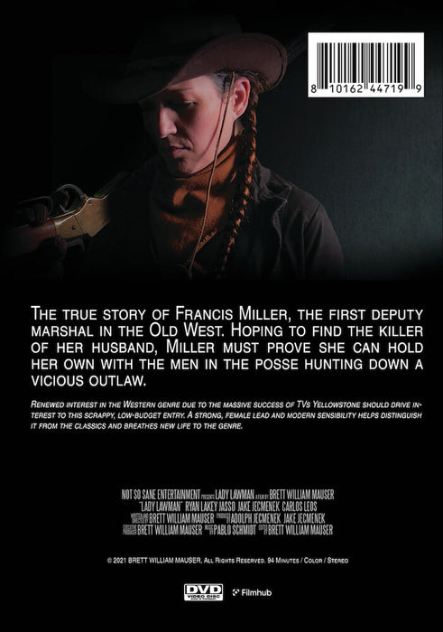 Lady Lawman (MOD) (DVD Movie) - back cover art