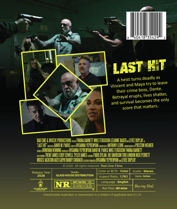 Last Hit (MOD) (BluRay Movie) - back cover art