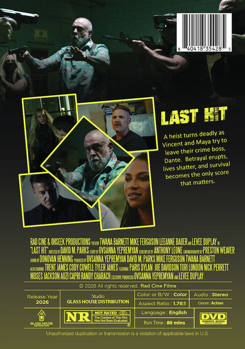 Last Hit (MOD) (DVD Movie) - back cover art