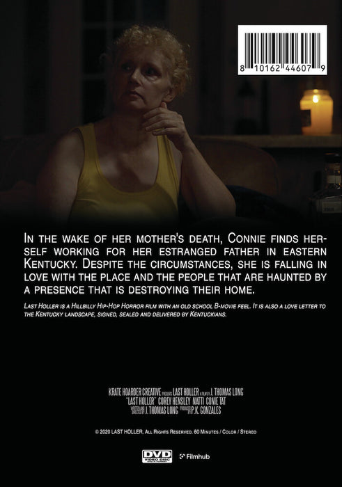 Last Holler (MOD) (DVD Movie) - back cover art