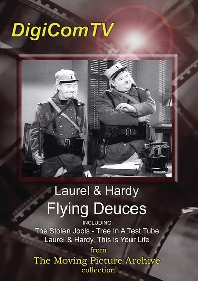 Laurel & Hardy in Flying Deuces (MOD) (DVD Movie) - movie cover art