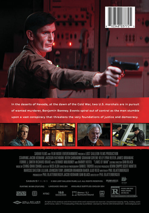 Laws of Man (MOD) (DVD Movie) - back cover art