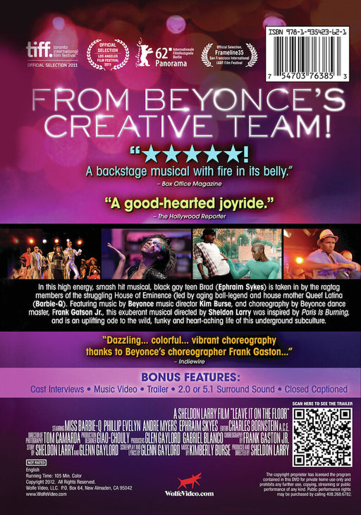 Leave It on the Floor (MOD) (DVD Movie) - back cover art