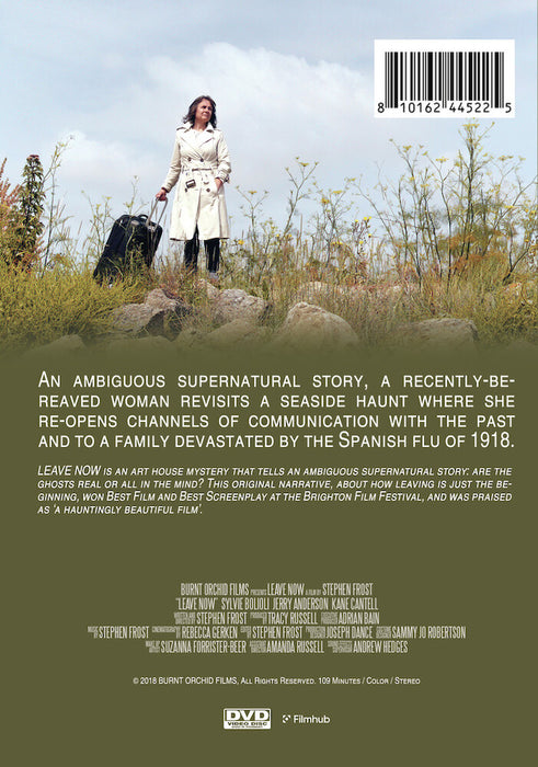 Leave Now (MOD) (DVD Movie) - back cover art