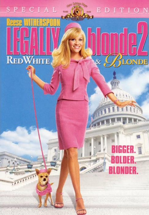 Legally Blonde 2: Red, White and Blonde DVD - movie cover art
