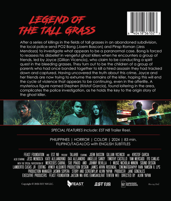 Legend of the Tall Grass aka Talahib (MOD) (BluRay Movie) - back cover art