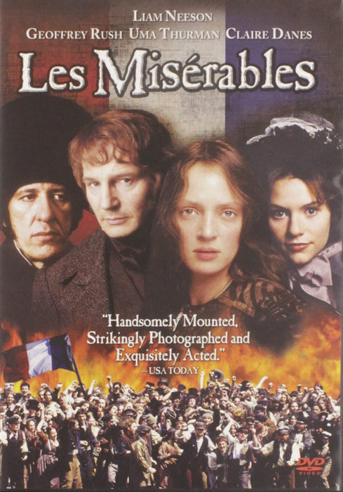 Les Miserables DVD - movie cover art