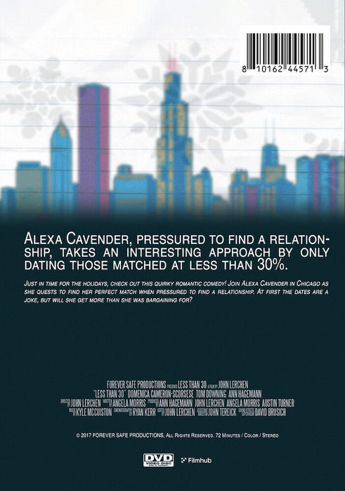 Less Than 30 (MOD) (DVD Movie) - back cover art