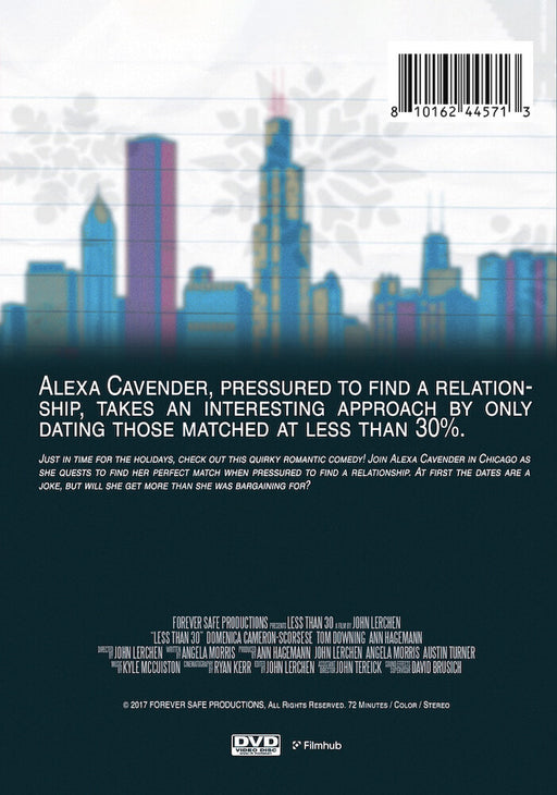 Less Than 30 (MOD) (DVD Movie) - back cover art