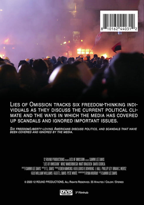 Lies of Omission (MOD) (DVD Movie) - back cover art