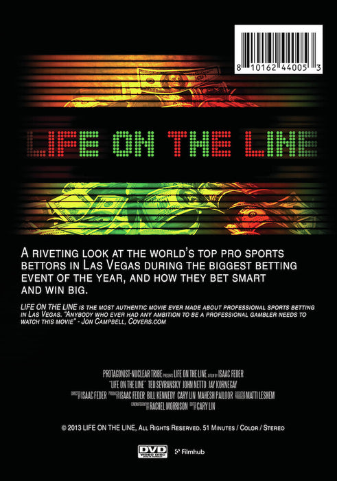 Life on the Line (MOD) (DVD Movie) - back cover art