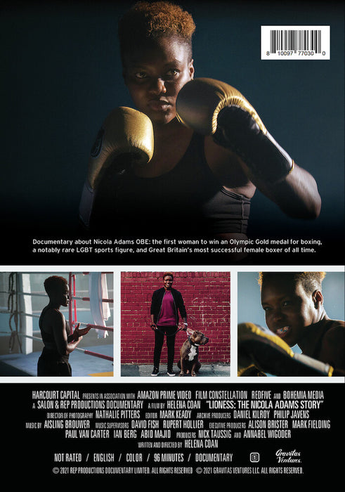 Lioness: The Nicola Adams Story (MOD) (DVD Movie) - back cover art