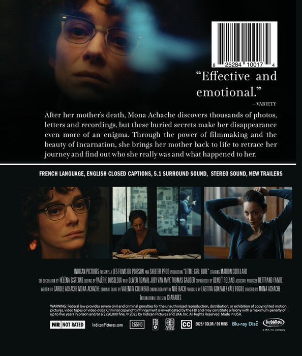 Little Girl Blue (MOD) (BluRay Movie) - back cover art