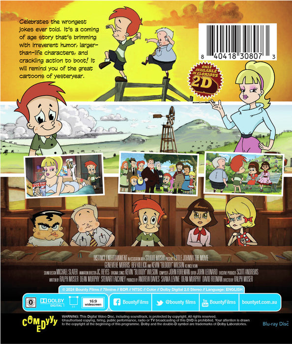 Little Johnny (MOD) (BluRay Movie) - back cover art