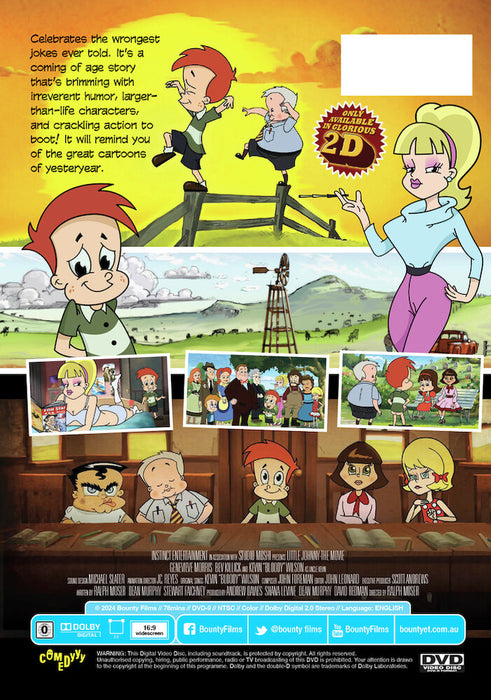 Little Johnny (MOD) (DVD Movie) - back cover art