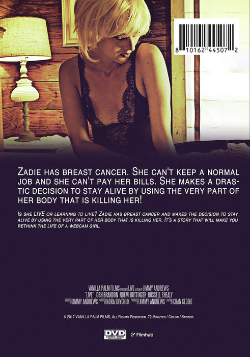 Live (MOD) (DVD Movie) - back cover art