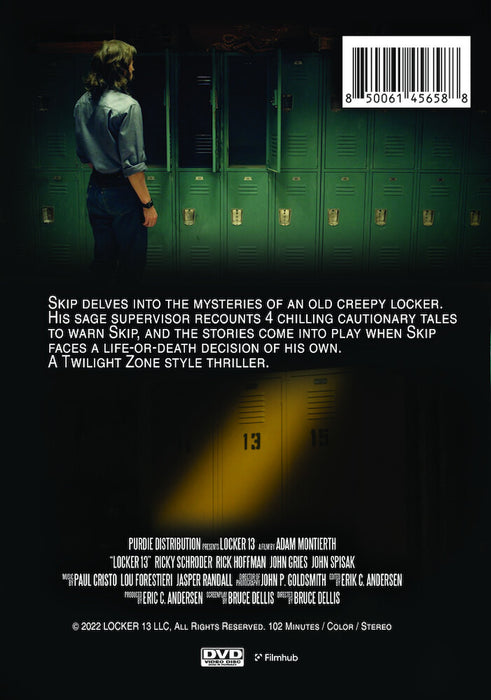 Locker 13 (MOD) (DVD Movie) - back cover art