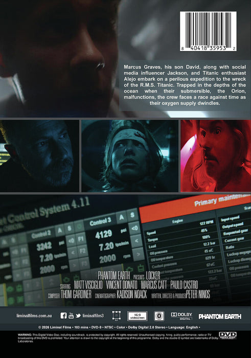 Locker (MOD) (DVD Movie) - back cover art